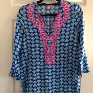 Lilly pulitzer tunic top